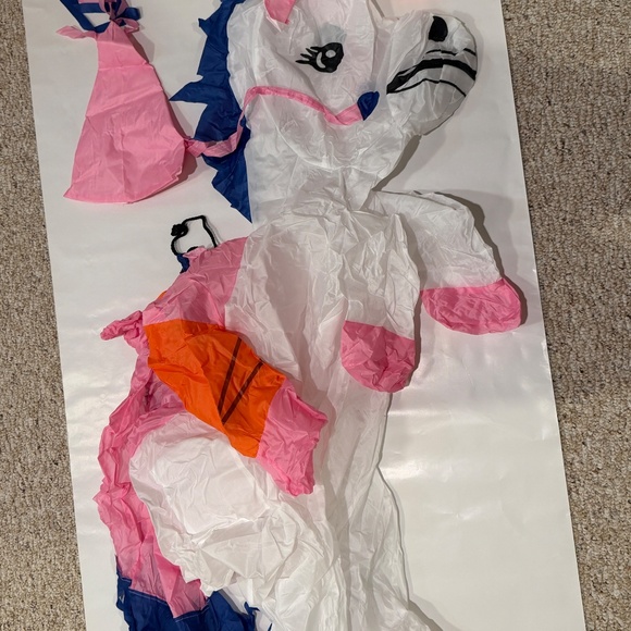 Inflatable Unicorn Ride-On Costume – Kid Size - Picture 6 of 7